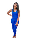 One Piece Honeycomb Jumpsuit