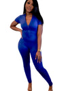 Catsuit Front Zipper Jumpsuit